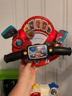 Paw Patrol Red Interactive Steering Playset with Lights & Sounds